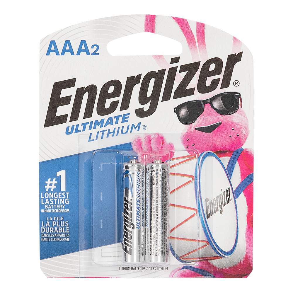 Piles Energizer Ultimate Lithium AAA Pqt/2