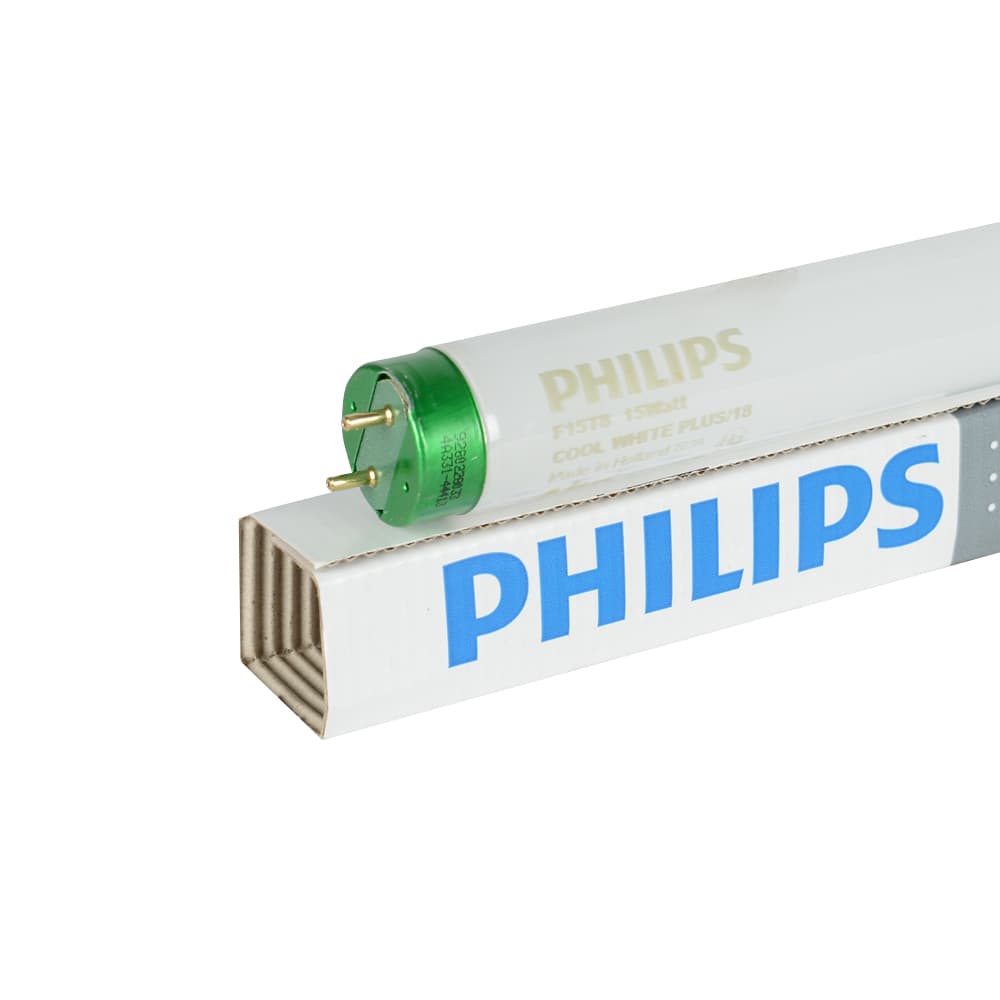 Tube fluorescent T8, 15 W blanc froid 18 po