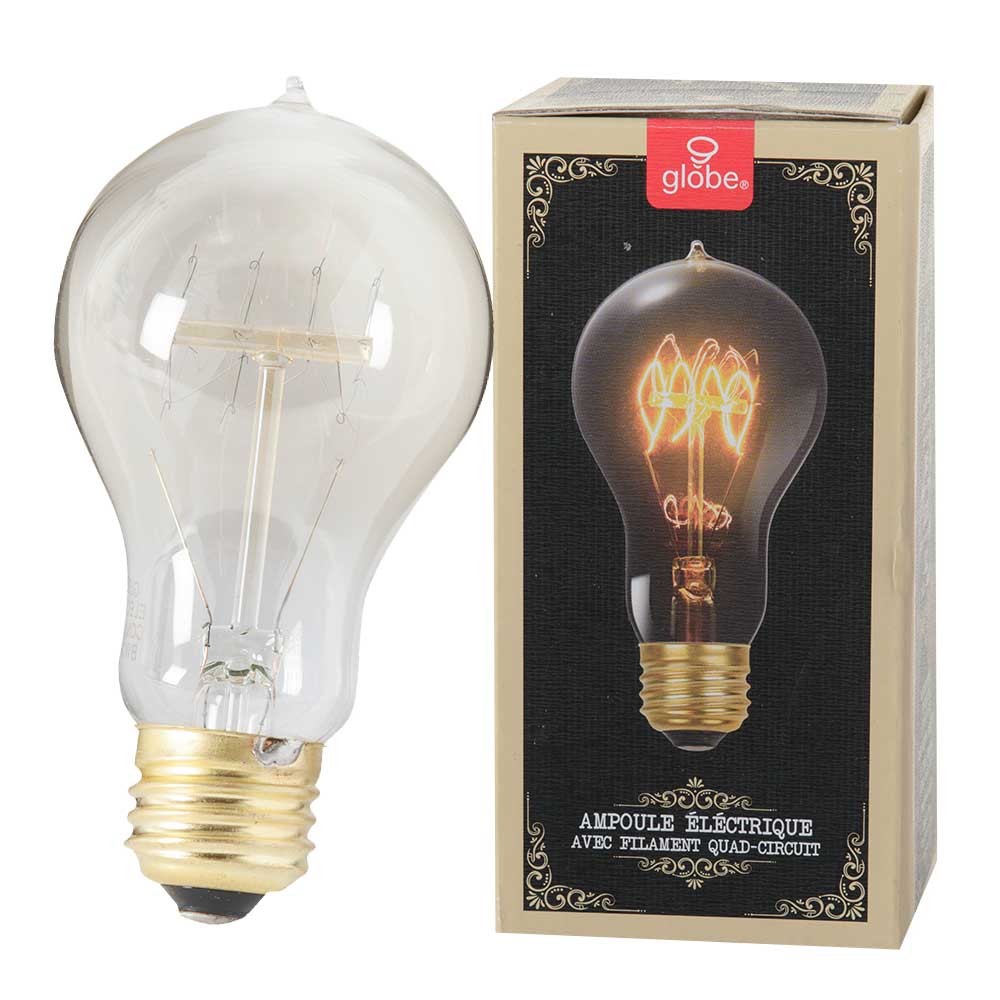 Ampoule incandescente Vintage A19, 60 W