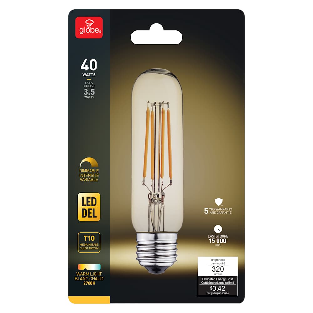 Ampoule DEL Vintage T10, 3,5 W