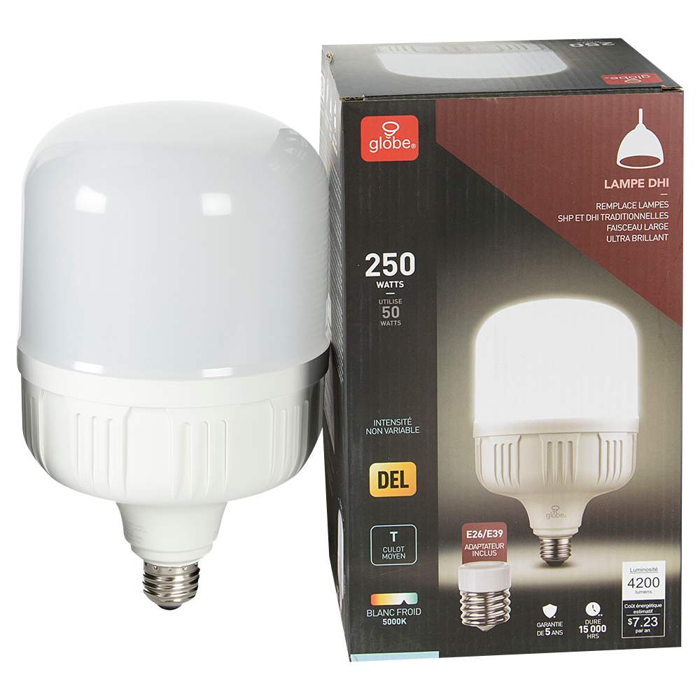 Ampoule DEL T140 blanc froid 50 W