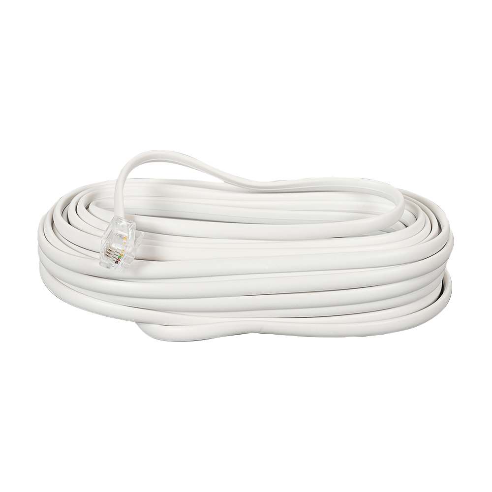 Cordon de ligne téléphonique modulaire 25 pi 4 fils