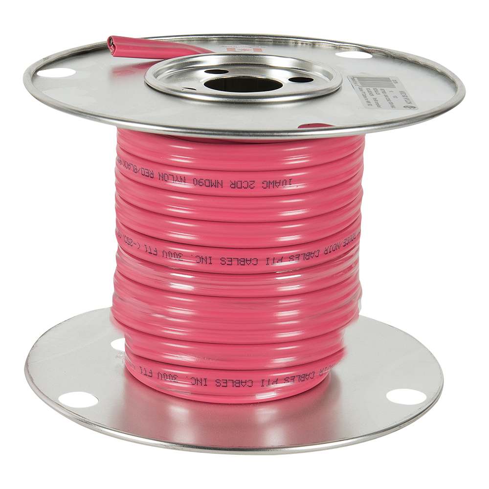 Fil électrique d'intérieur NMD-90, 10/2 rouge 10 m