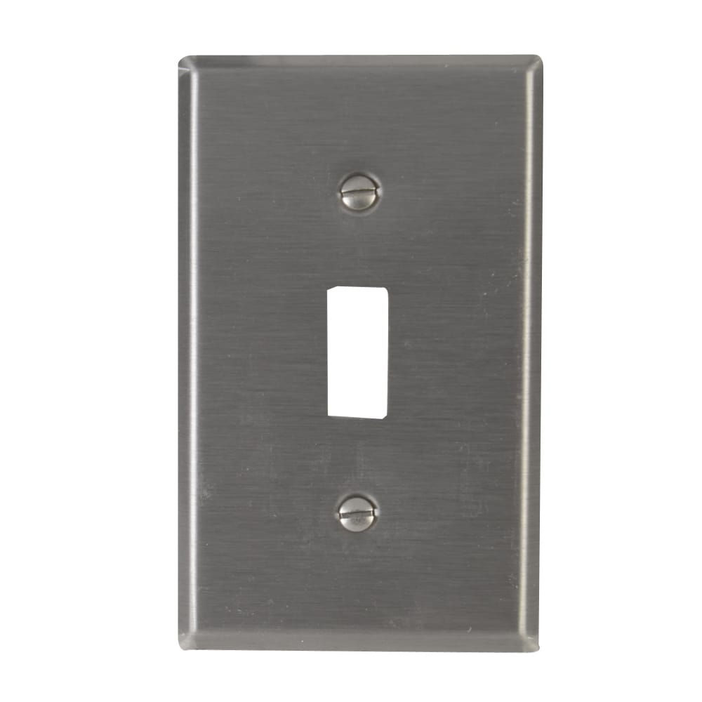 Stainless Steel Single Switch Plate