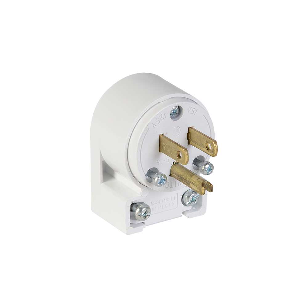 Fiche mâle électrique 15 A/125V