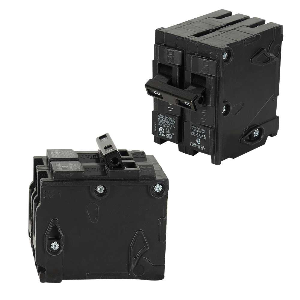 Disjoncteur double 60 A Siemens ITE