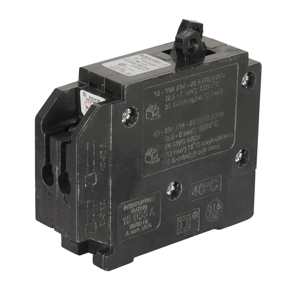 Disjoncteur tandem 15 A Chom