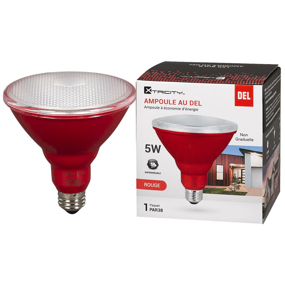 Ampoule DEL PAR38 rouge 12 W