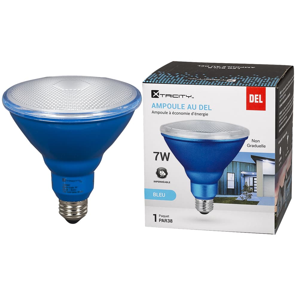 Ampoule DEL PAR38 bleu 12 W
