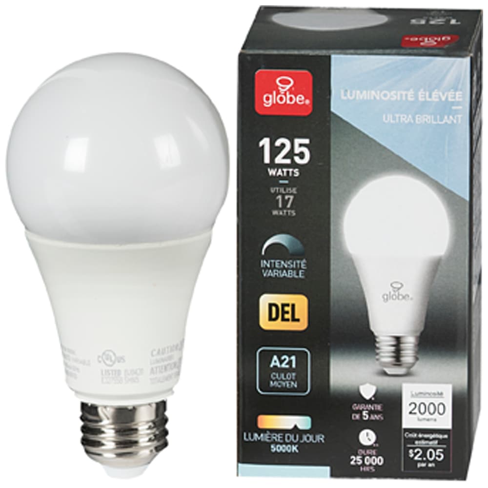 A21 LED Light Bulb Daylight 17 W