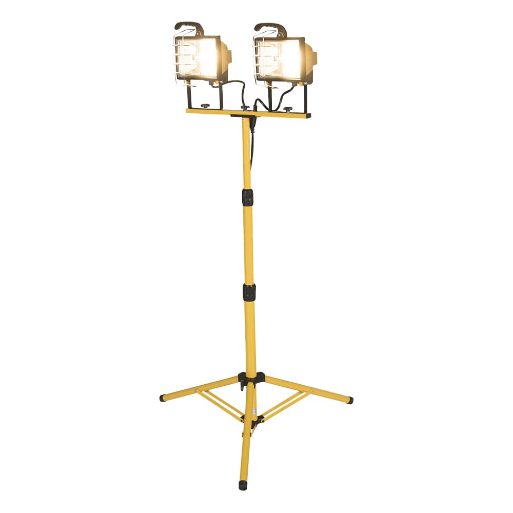 Lampe de travail halogènes avec trépied 500 W