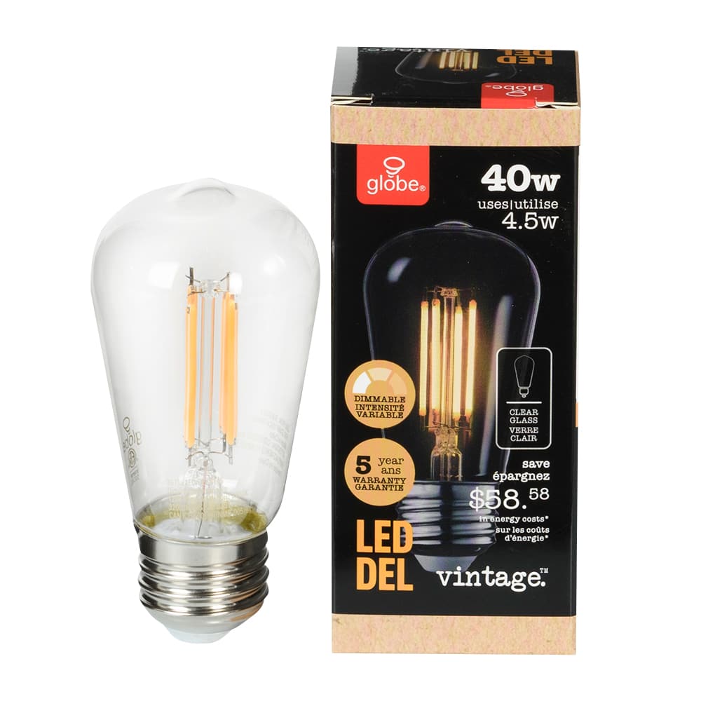 Ampoule Vintage DEL ST45, 4,5 W
