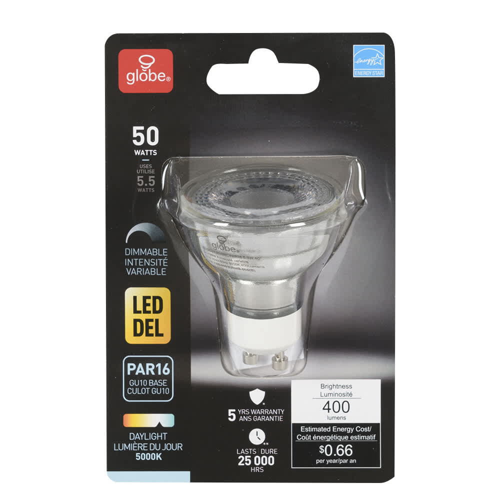 GU10 PAR16 Reflector LED Light Bulb 5.5 W Daylight