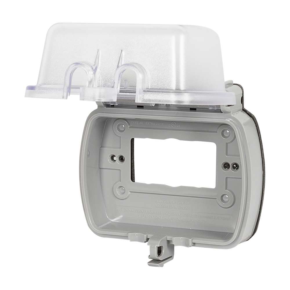 Decora Horizontal Outdoor Electrical Outlet Box Cover