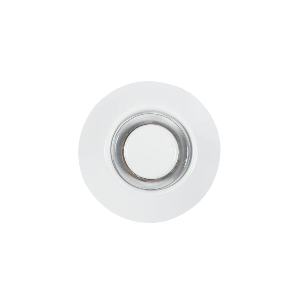 Bouton de sonnette lumineux câblé blanc