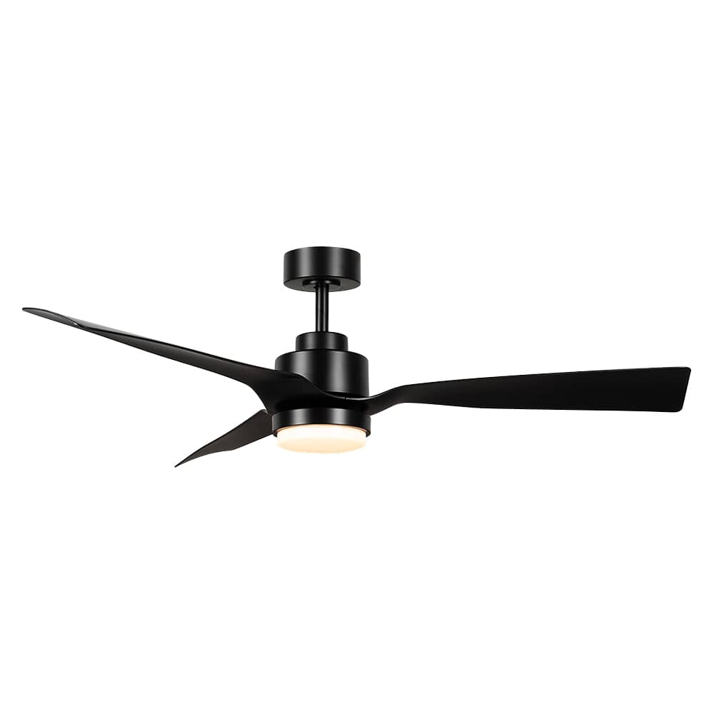 Ventilateur de plafond Onyx noir 52 po VERTUO