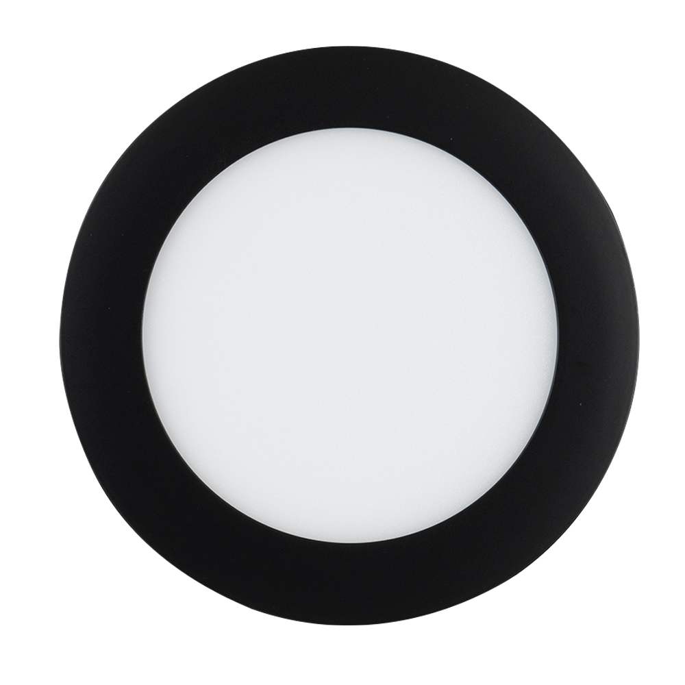 VERTUO Ultrathin LED Recessed Light 6 in Black