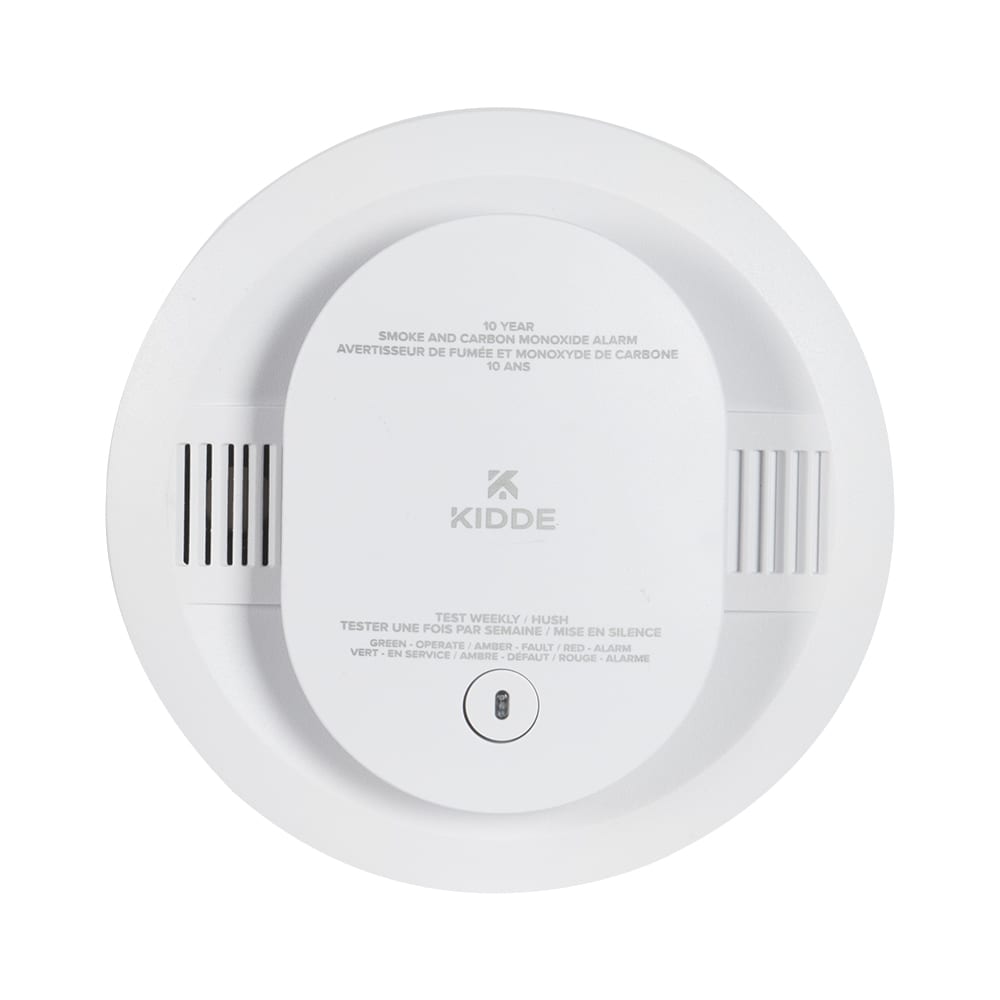 Avertisseur de fumée et de monoxyde de carbone vocal 120 V avec pile de secours 10 ans KIDDE