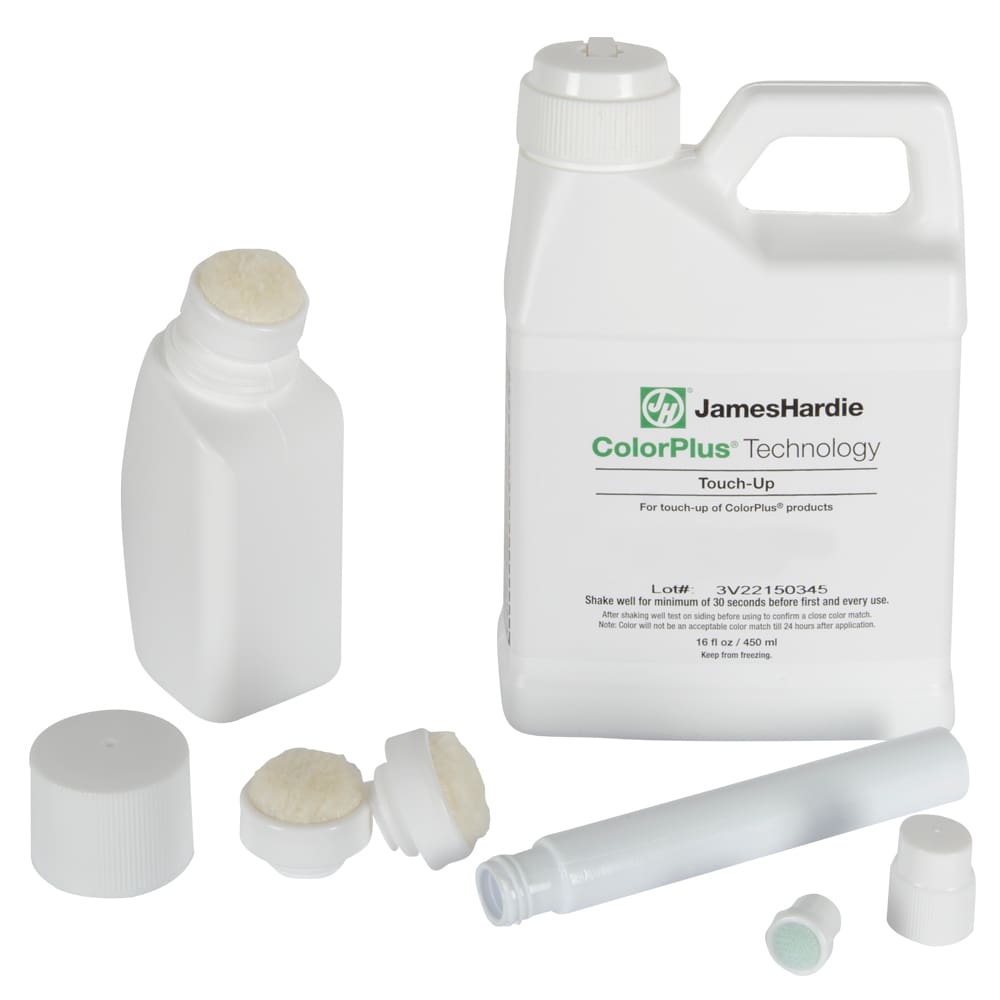 Ensemble de retouche pour revêtement extérieur JH brun kaki 450 ml