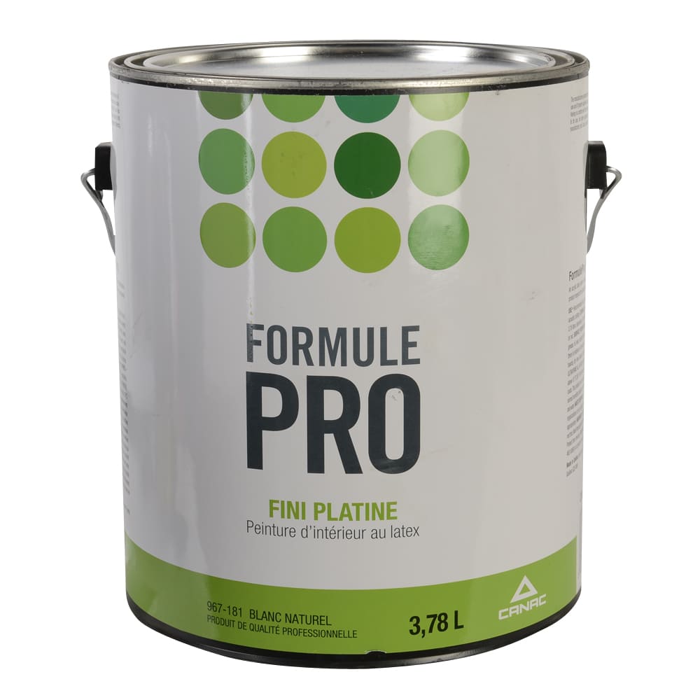 Formule Pro Platinum Interior Latex Paint Natural White & Colours 3,78 L