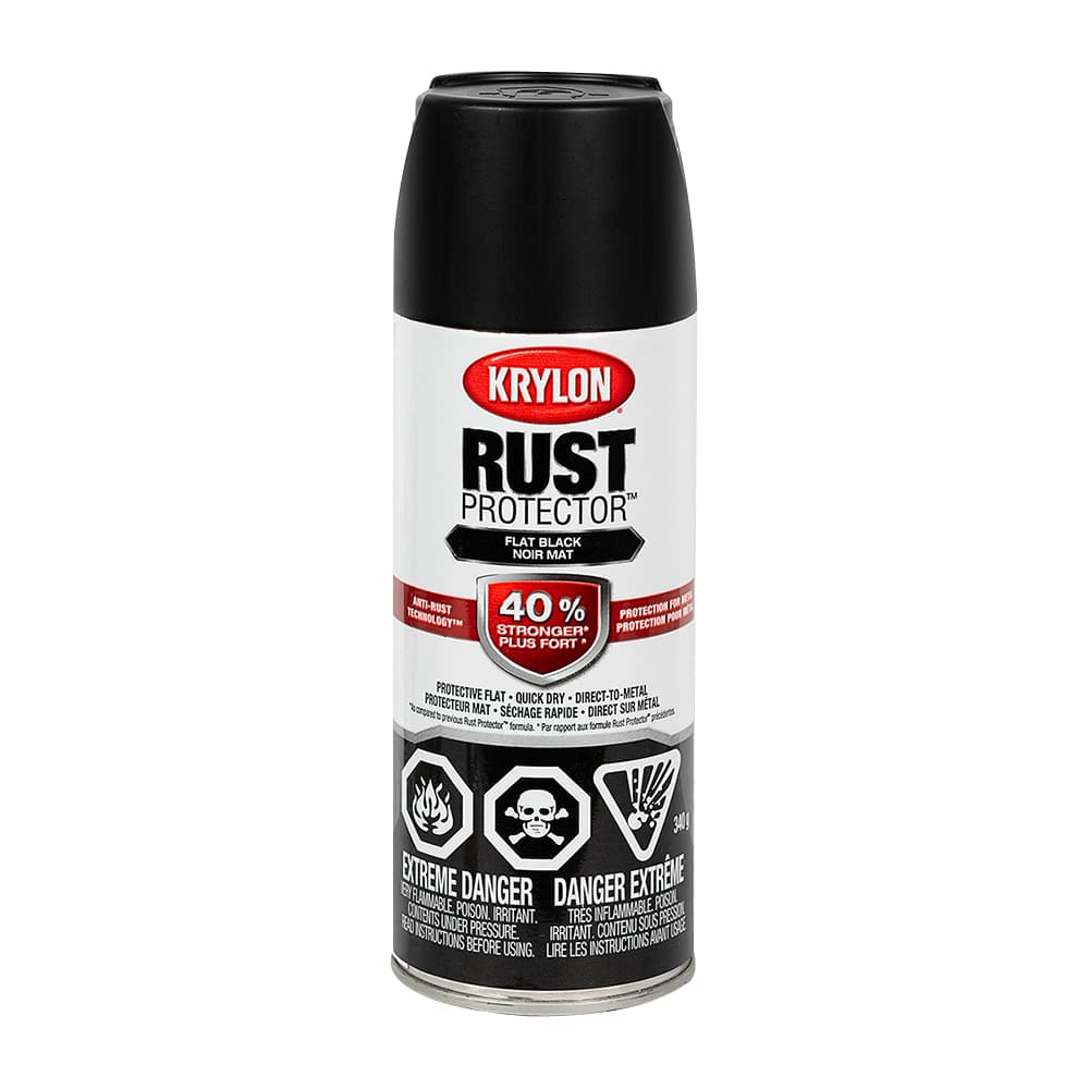 Peinture antirouille Rust Protector noir mat 340 g