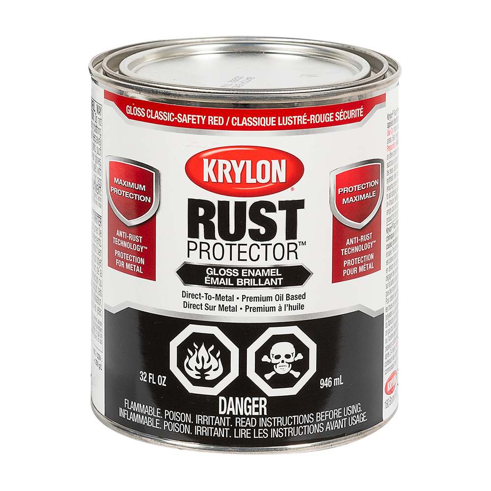 Peinture antirouille Rust Protector rouge classique lustré 946 ml