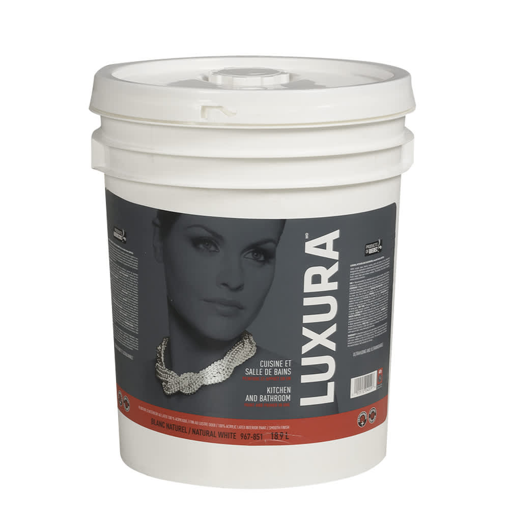 Luxura Kitchen Bathroom Interior Latex Paint White & Colours 18.9 L