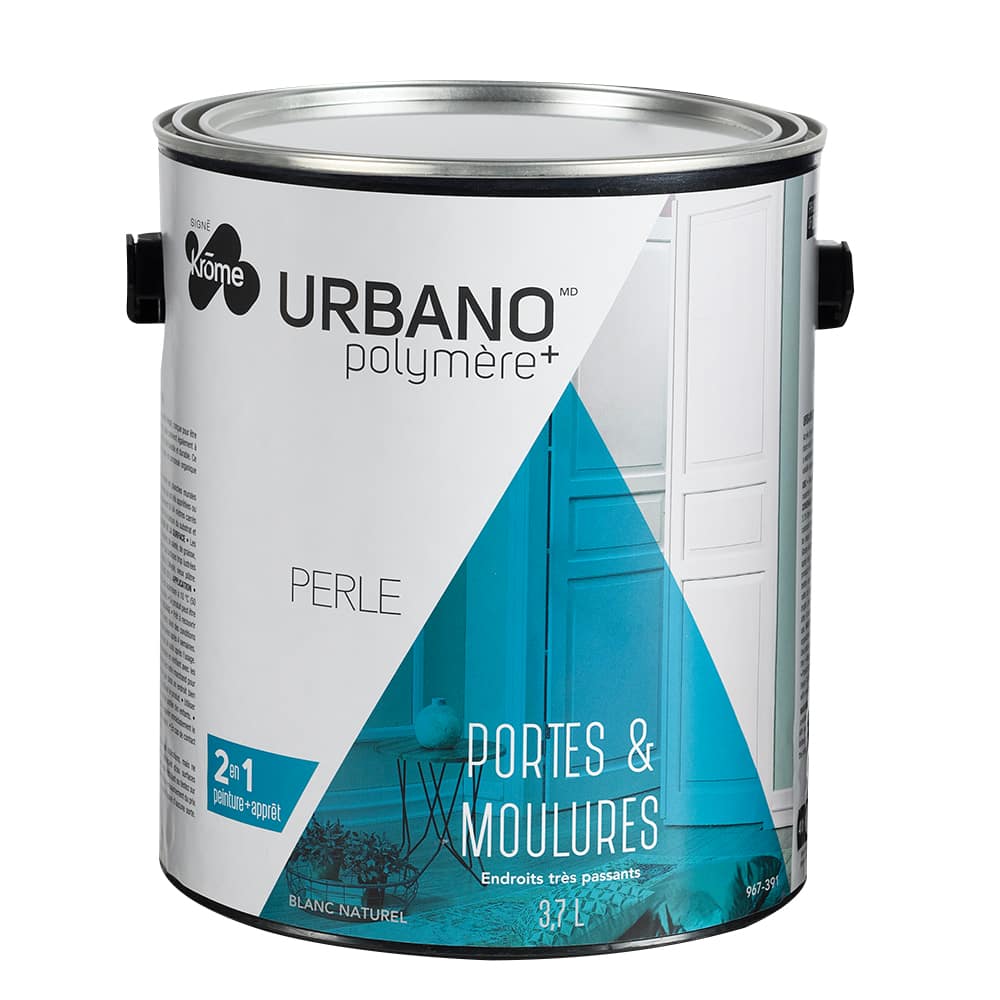 Urbano Polymer+ Doors & Trims Interior Latex Paint Natural White & Colours 3.7 L