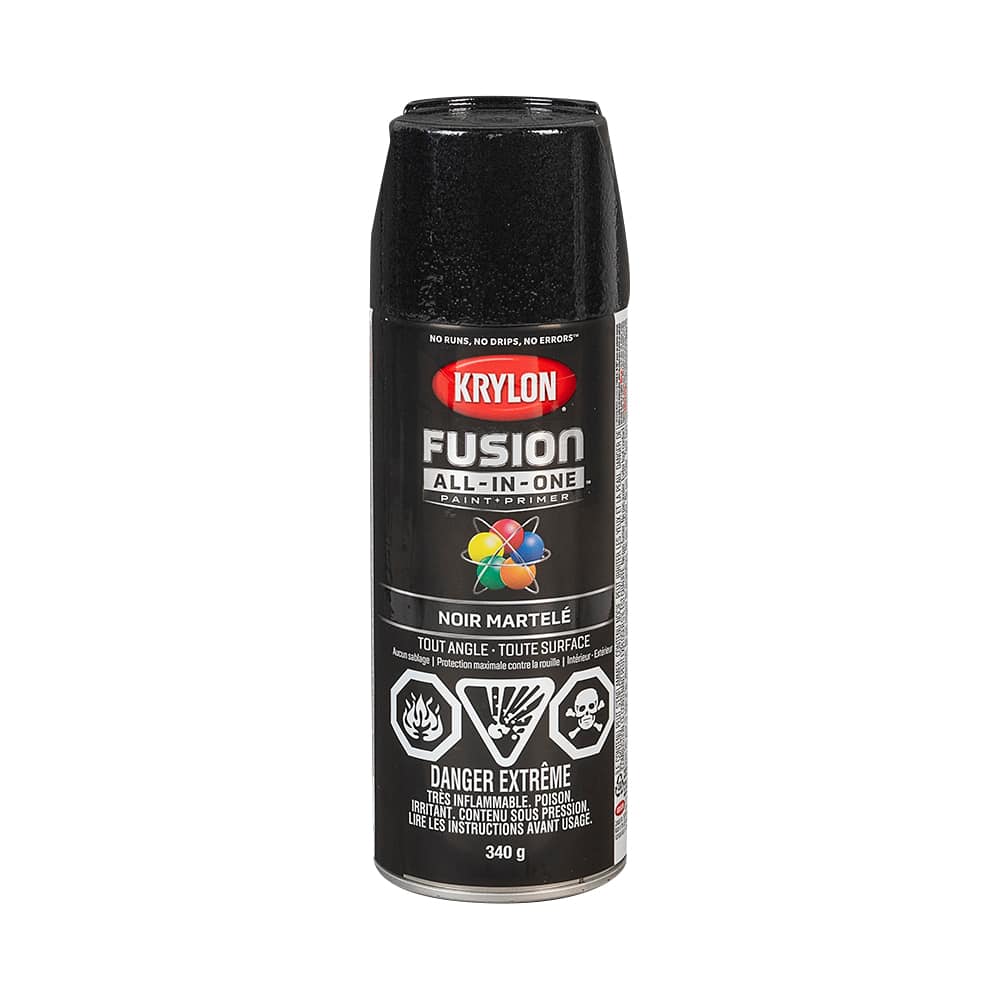 Peinture et apprêt Fusion All-In-One noir martelé 340 g
