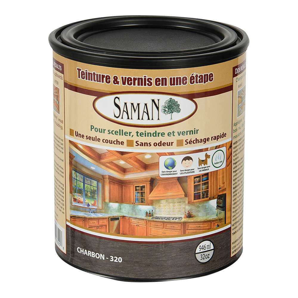 Charcoal Stain & Varnish 946 ml