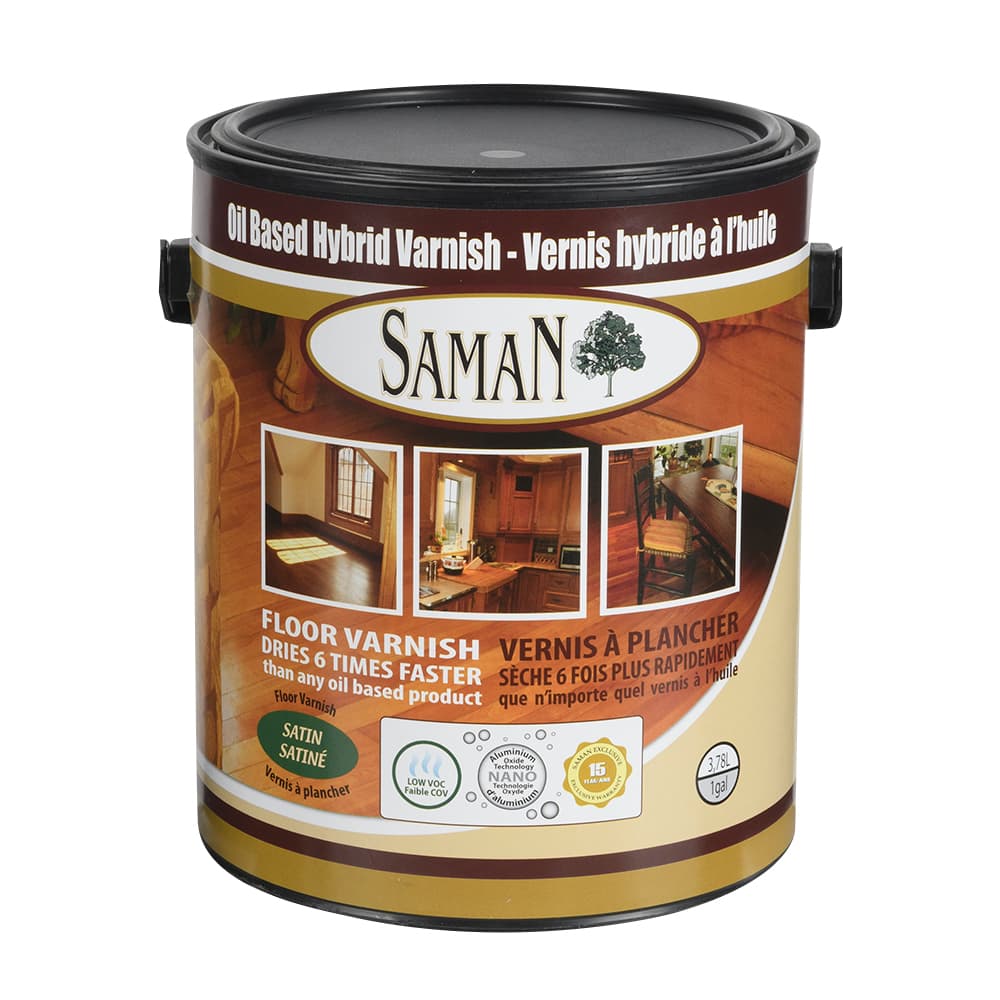 Vernis hybride à l'huile satiné 3,78 L