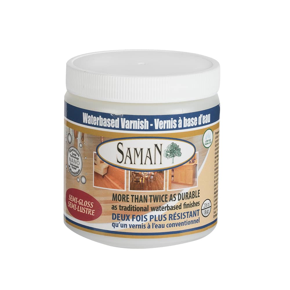 Vernis à base d'eau intérieur semi-lustré 236 ml