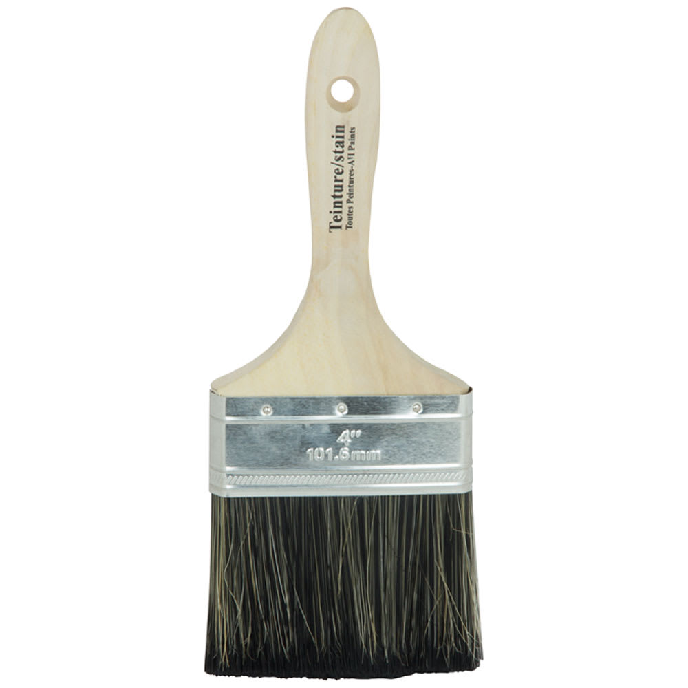 Staining Brush Mixed Bristles 4 in.