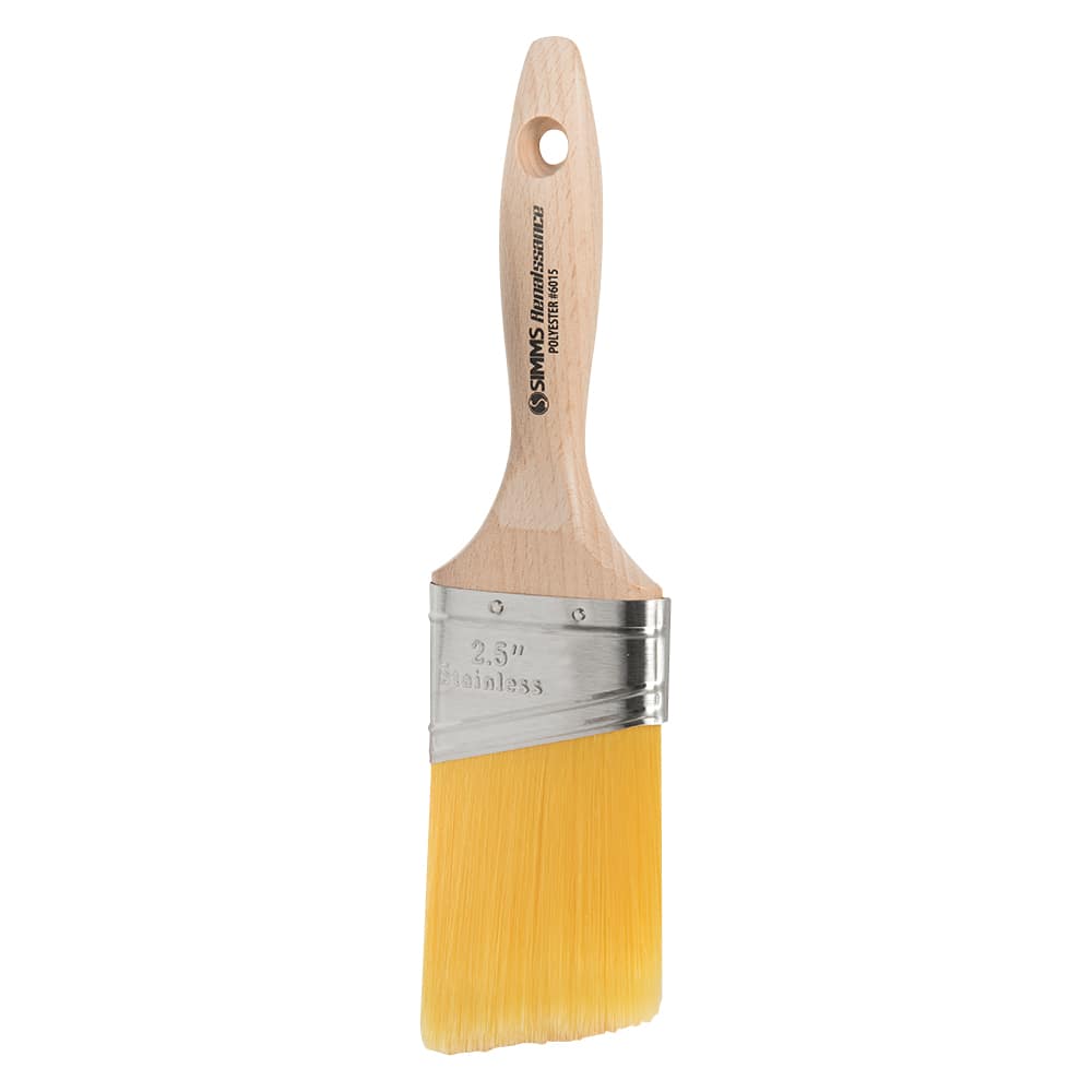 Renaissance Oval Angular Brush Polyester 2 1/2 in.