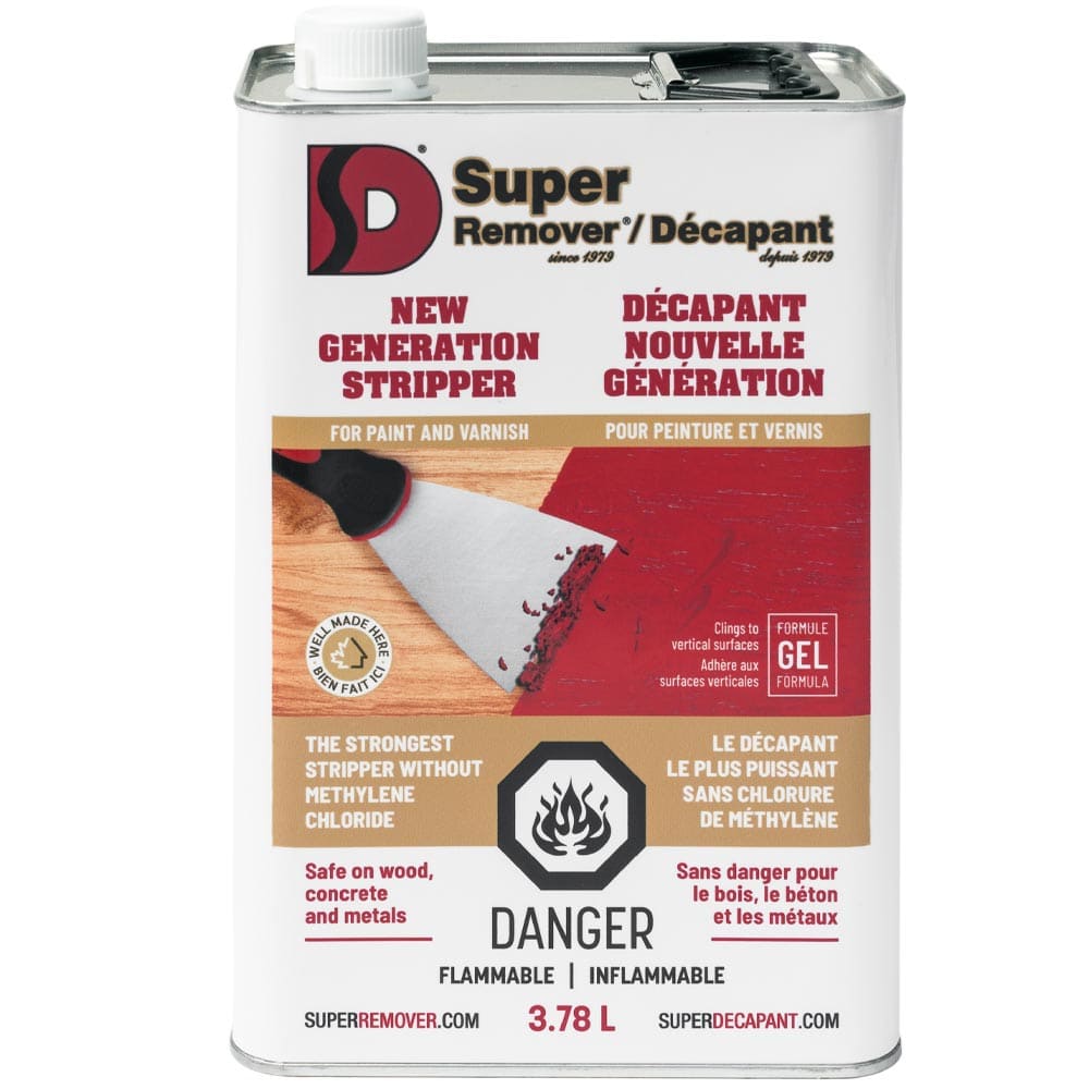 Super Décapant en gel pour peinture et vernis 3,78 L Nouvelle génération