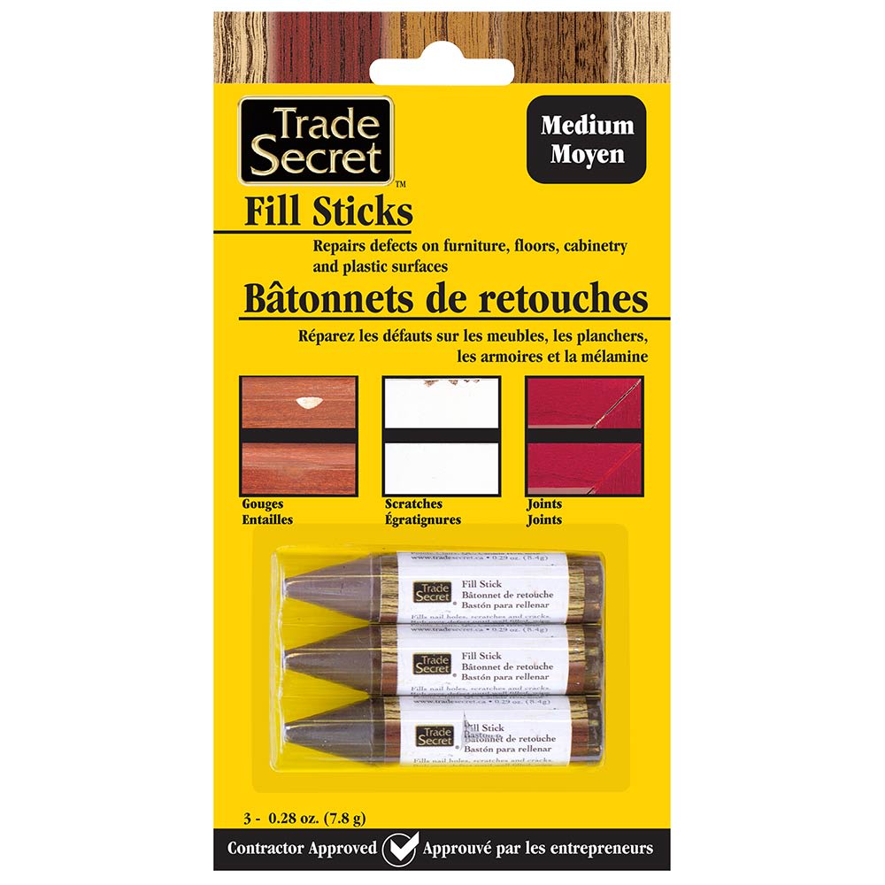Set of 3 Trade Secret Medium Fill Sticks