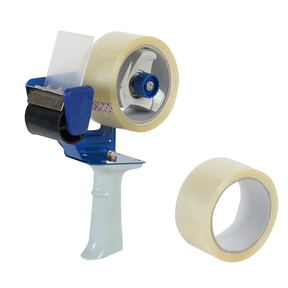 Dispenser with 2 rolls of packaging tape