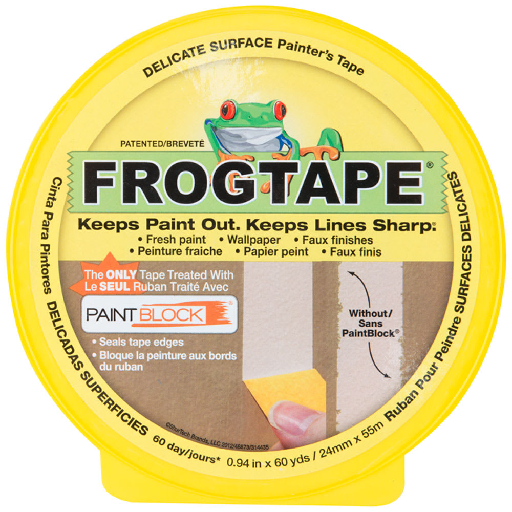 Ruban à masquer pour surfaces délicates Frogtape 24 mm x 55 m
