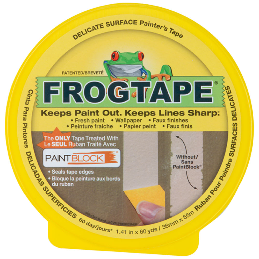Ruban à masquer pour surfaces délicates Frogtape 36 mm x 55 m