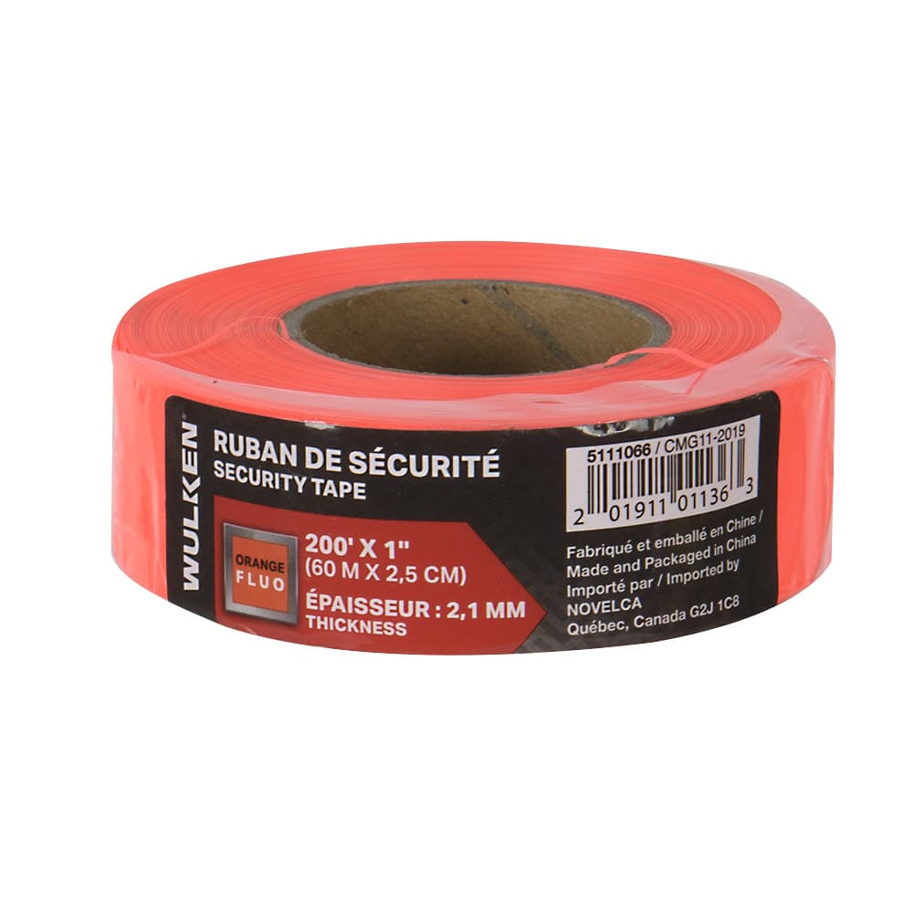 WULKEN Security Tape 1 in. x 200 ft.