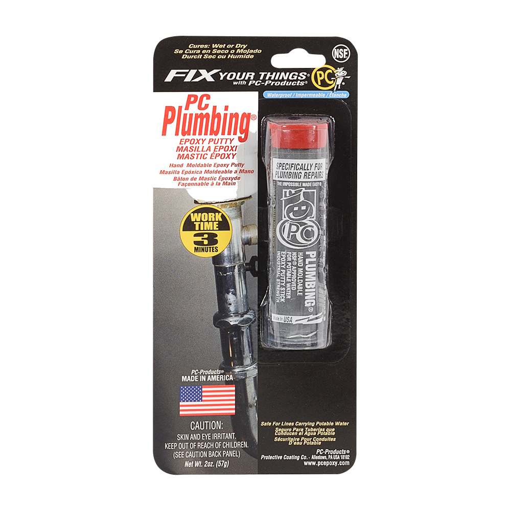 Pâte/colle époxy pour plomberie PC-Plumbing 2 oz