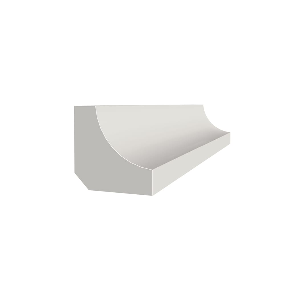 PVC Cove  11/16 in. x 11/16 in. x 8 ft