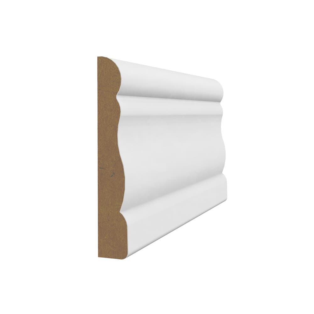 Chambranle colonial en fibre de bois 3/8 po x 2 1/8 po x 7 pi