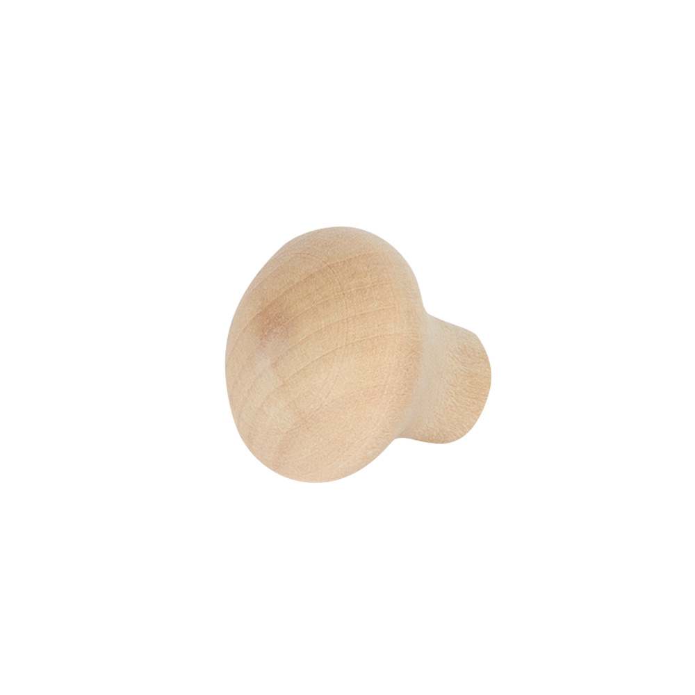 Bouton d'armoire en bois Bourgogne érable brut 32 mm