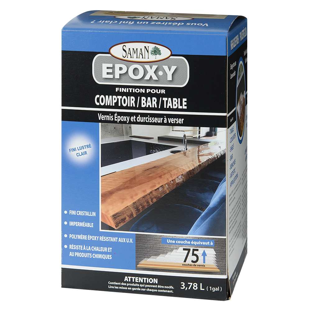 Fini pour comptoir table et bar EPOX-Y 3,78 L