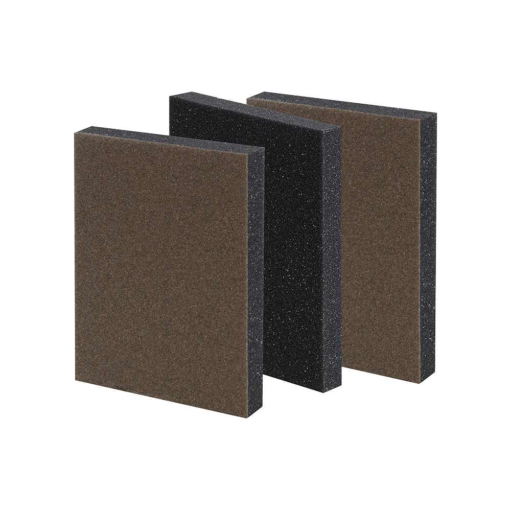 NORTON Medium Grit Sanding Sponge Pkg/3