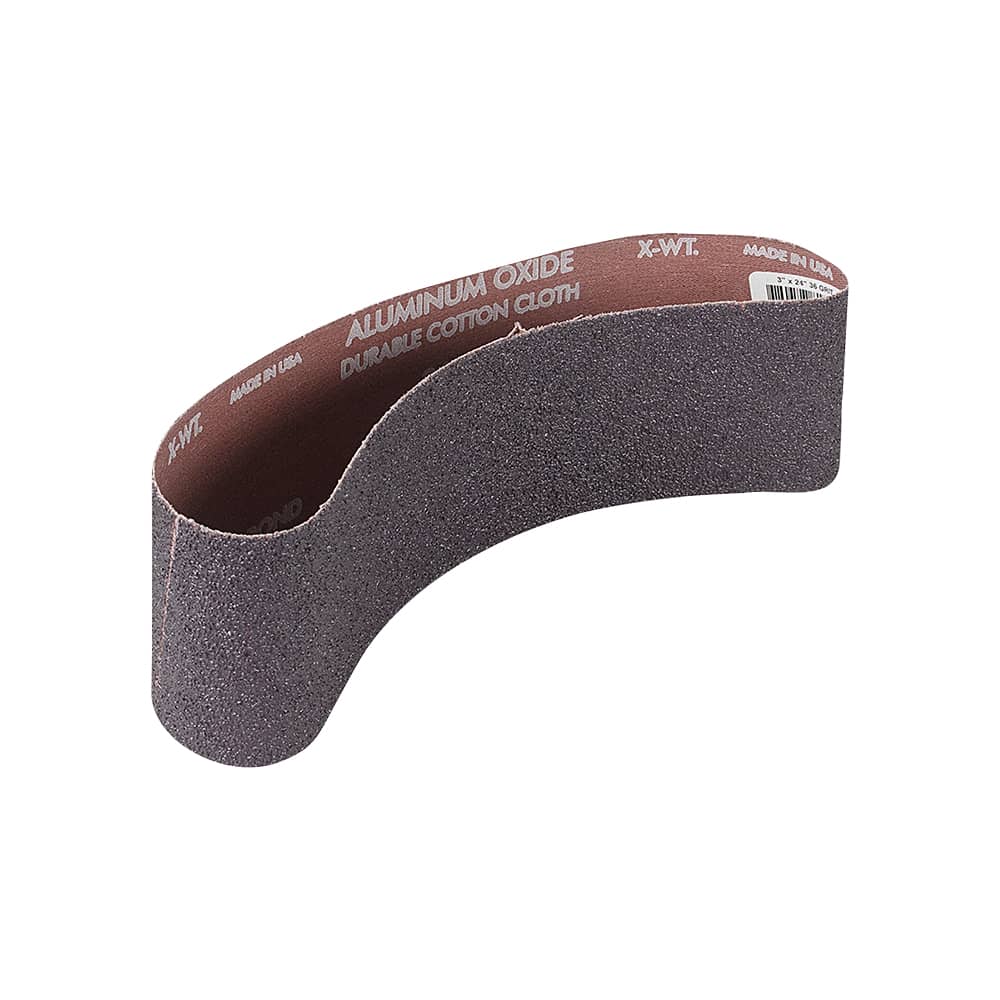 Courroie de papier sablé 3 po x 21 po grain 36