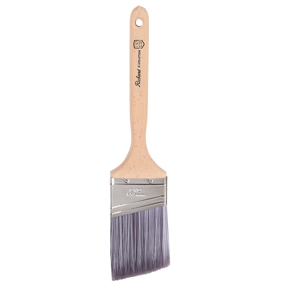 A. RICHARD E-Volution Angular Brush Polyester 2 1/2 in.