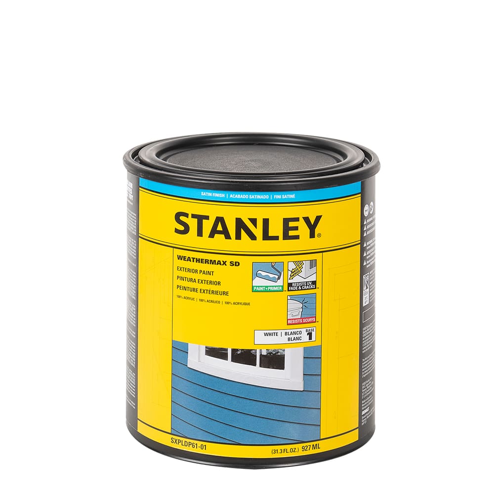 Peinture acrylique extérieur Weathermax SD satiné blanc & couleurs 927 ml