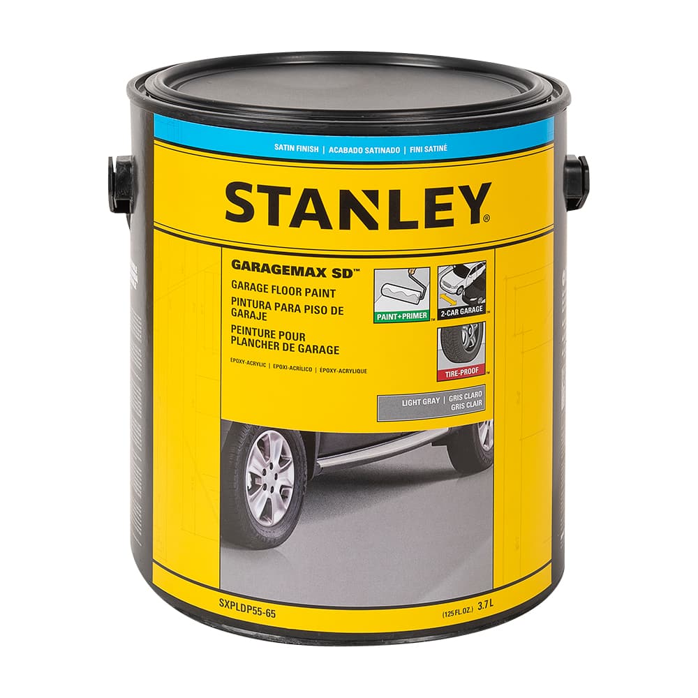 Peinture époxy-acrylique Garagemax SD Plancher de garage gris clair 3,7 L